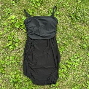 Miraclesuit Black Asymmetrical Swimsuit Dress 14